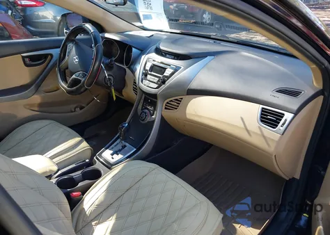 2013 Hyundai Elantra Limited z USA, uszkodzony, nr VIN KMHDH4AEXDU670970